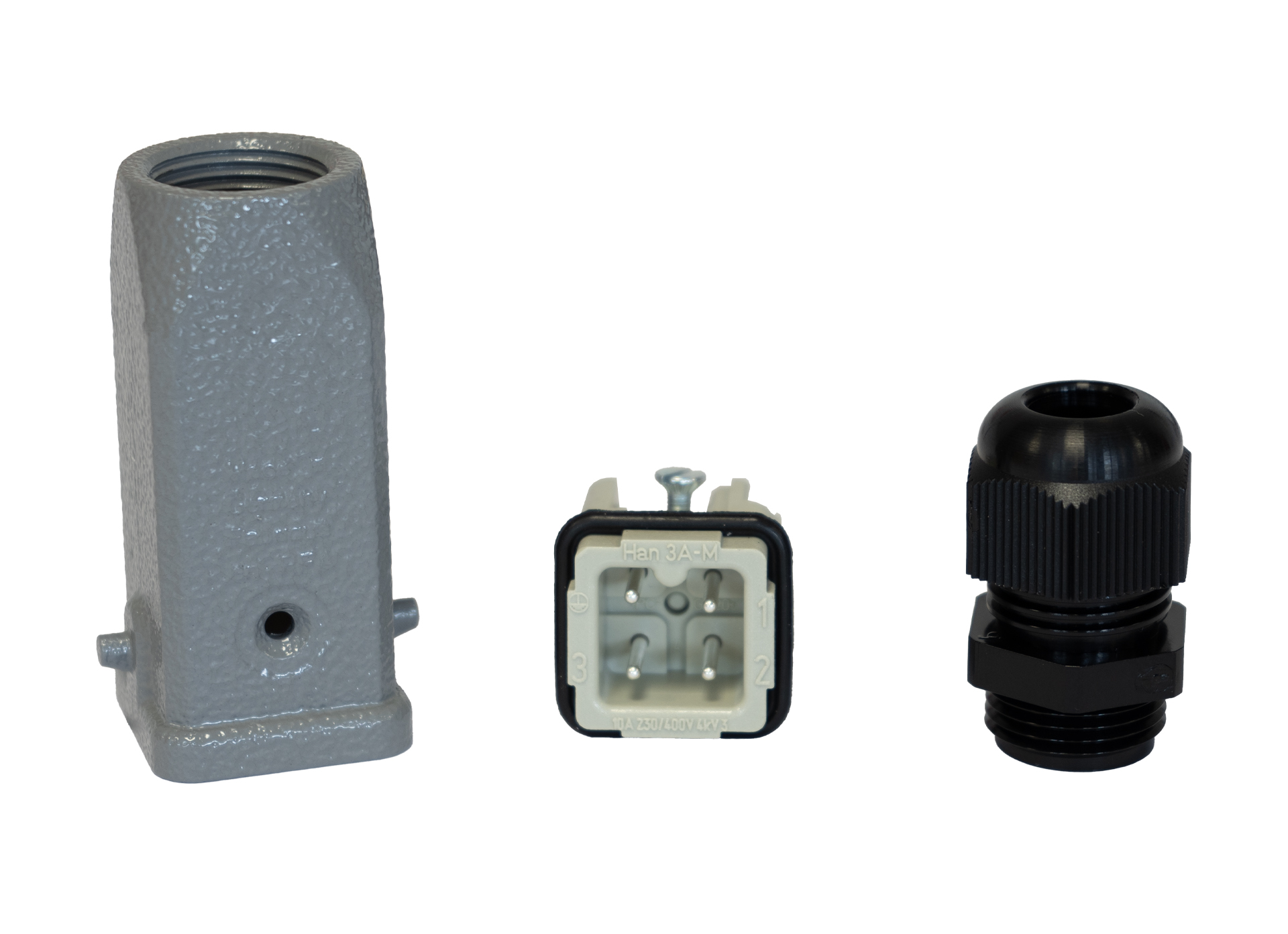 Prise coupe thermostat mâle.