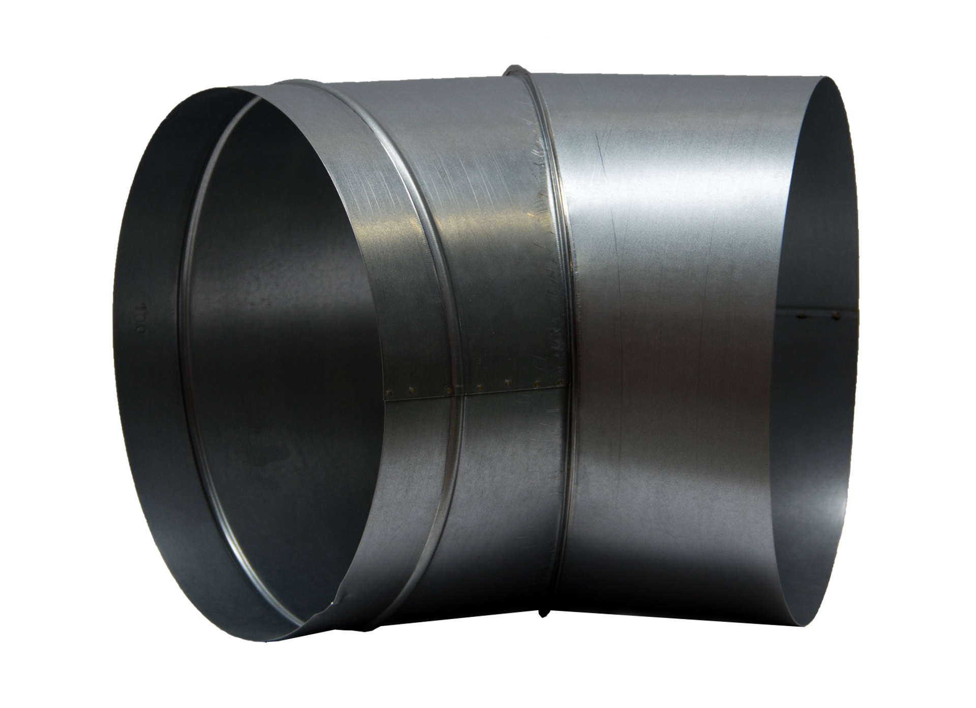 Courbe de gaine - Ø500, 45°, Aluminium