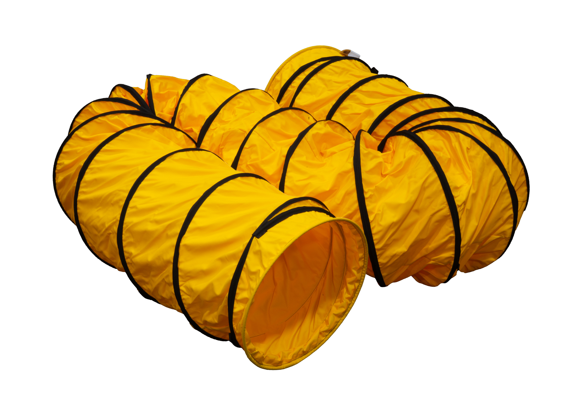 Tuyau d'air - Ø205, 6m -45/+145C, Jaune, Anneaux d'extrémité